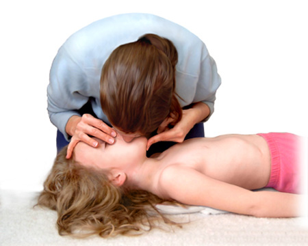 آموزش تنفس مصنوعی تصویری دهان به دهان و بینی